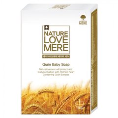 Детское мыло с экстрактом зерновых, 100 г, Nature Love Mere