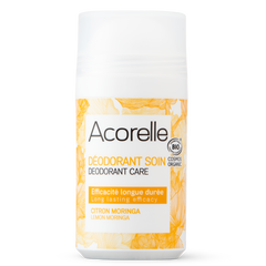 Освежающий минеральный дезодорант Лимон и моринга органический, 50 мл, Acorelle