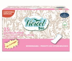 Ежедневные прокладки, без индивидуальной упаковки, 35 шт, Vivicot Bio, 35 шт