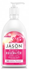 Тонизирующее жидкое мыло для рук Розовая вода, 473 мл, Jason Natural Cosmetics