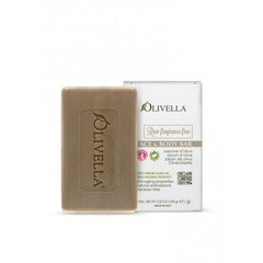 Мыло для чувствительной кожи лица и тела, не ароматизированное, на основе оливкового масла, 100 г, Olivella
