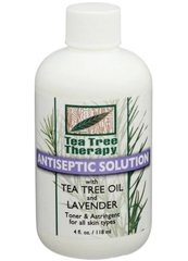 Антисептический раствор с маслами чайного дерева и лаванды, 118 мл, Tea Tree Therapy