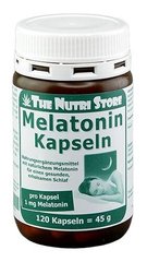Мелатонин 1 мг, 120 капсул, The Nutri Store, 120 шт
