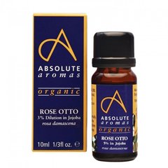 Ефірна олія РОЗА ОТТО 3% в маслі жожоба органічна, 10 мл, Absolute Aromas