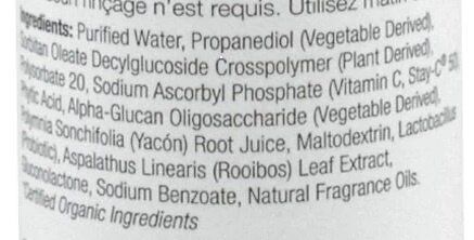 Мицеллярная очищающая вода с витамином С, пробиотиками и чаем ройбуш, 175мл, Derma E