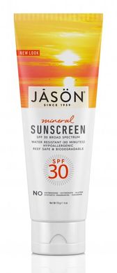 Сонцезахисний мінеральний засіб широкого спектру SPF 30, Jason Natural Cosmetics