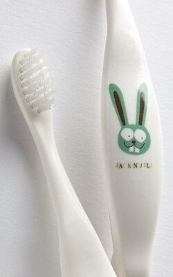 Дитяча біорозкладна зубна щітка Extra Soft BUNNI, 1 шт, Jack N 'Jill, 1 шт