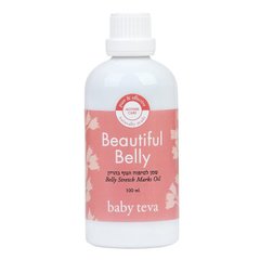 Олія для профілактики розтяжок на животі при вагітності Beautiful Belly, Belly Stretch Marks Oil, 100 мл, BABY TEVA