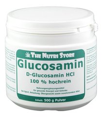 Глюкозамін НСІ 100% чистий, 500 г, The Nutri Store
