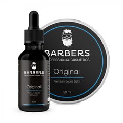 Набір для догляду за бородою Original, 30 + 50мл, Barbers Proffesional Cosmetics, 2 шт