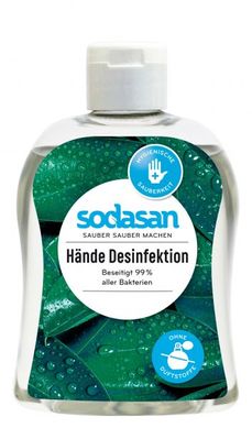 Органическое антибактериальное средство для рук, 300 мл, Sodasan