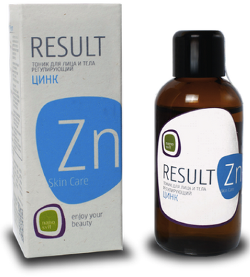 Засіб для швидкої регенерації шкіри Zn (Цинк), 50 мл, RESULT