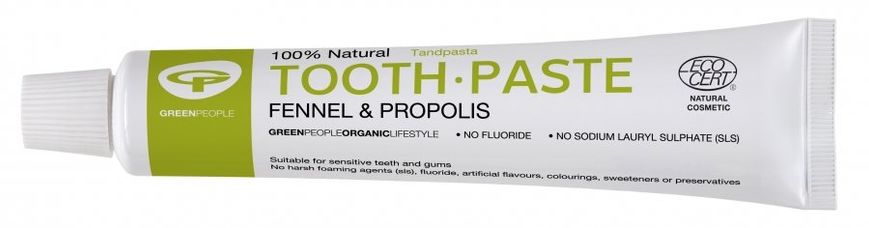 Зубная паста Фенхель и Прополис, 50мл, Green People