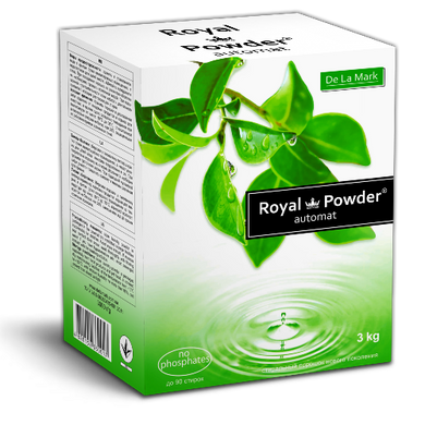 Концентрований безфосфатний пральний порошок, 3 кг, Royal Powder Universal