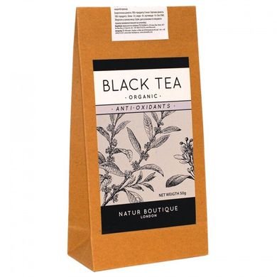 Черный чай органический рассыпной, 50 г, Natur Boutique