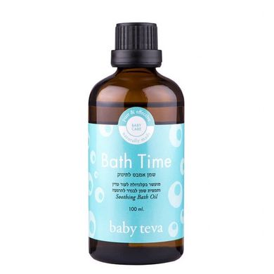 Натуральне ніжне масло для додавання в ванночку Bath Time (Soothing Bath Oil), 100 мл, BABY TEVA