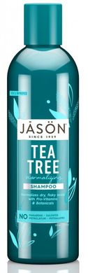Шампунь для жирного волосся з олією чайного дерева, 517 мл, Jason Natural Cosmetics