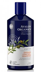 Шампунь з аргановою олією для пошкодженого волосся, 414 мл, Avalon Organics
