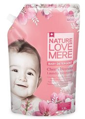 Гель для стирки детской одежды с экстрактом цветения вишни, Nature Love Mere, 1,3 л
