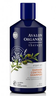 Шампунь з аргановою олією для пошкодженого волосся, 414 мл, Avalon Organics