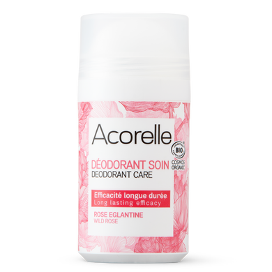 Освіжаючий мінеральний дезодорант Дика троянда органічний, 50 мл, Acorelle