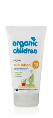 Солнцезащитный Лосьон для детей SPF 30 без запаха, 150мл, Green People