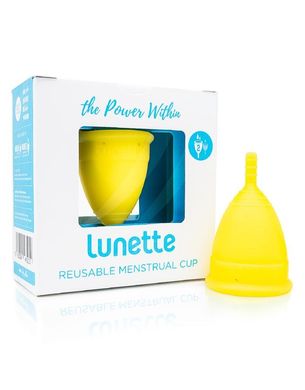 Менструальная чаша Yellow, Lunette, Большой (L)