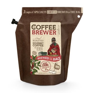 Кофе молотый Кения, в упаковке для заваривания, 21 г, Grower’s Cup