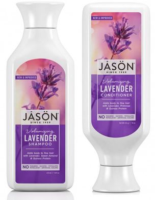 Набор шампунь и кондиционер "Лаванда" для объема волос, Jason Natural Cosmetics