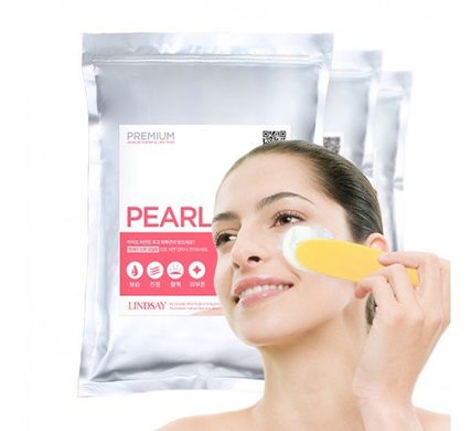 Моделююча альгінатна маска з порошком перлів Premium Pearl Modelling Mask, 2,5л, LINDSAY