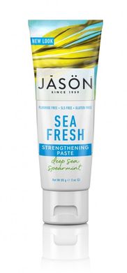 Зубна паста проти зубного каменю Sea Fresh, без фтору,  85 г, Jason Natural Cosmetics