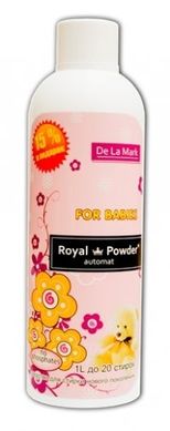 Жидкое концентрированное бесфосфатное средство для стирки, 1л, Royal Powder Baby