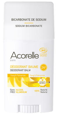 Дезодорант-бальзам Иланг-иланг и пальмароза органический, 40 г, Acorelle