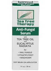 Протигрибкова сироватка для нігтів та шкіри з оліями чайного дерева та эвкаліпту, 30 мл, Tea Tree Therapy, 30 мл