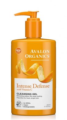 Гель для вмивання з вітаміном С, биофлавоноидами лимона і екстрактом білого чаю, 251мл, Avalon Organics