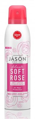 Дезодорант сухой спрей Бархатная Роза, 113 мл, Jason Natural Cosmetics