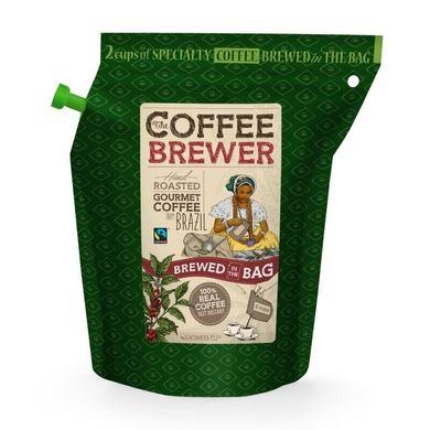 Кофе молотый Бразилия, СРОК ДО 01.10.2020г., в упаковке для заваривания, 21 г, Grower’s Cup