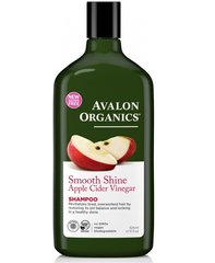 Шампунь для гладкості і сяйва волосся "Яблучний оцет", 325 мл, Avalon Organics