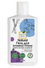 Натуральний гель для інтимної гігієни Гінкго білоба і шавлія, 250 мл, EcoKrasa