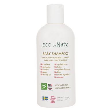 Детский шампунь Eco Baby Shampoo, 200 мл, NATY