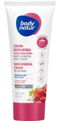 Крем для депіляції в душі для всіх типів шкіри з лісовими ягодами In-Shower Hair Removal Cream, 200 мл, Body Natur