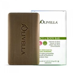 Мило для обличчя і тіла на основі оливкової олії, 100 г, Olivella