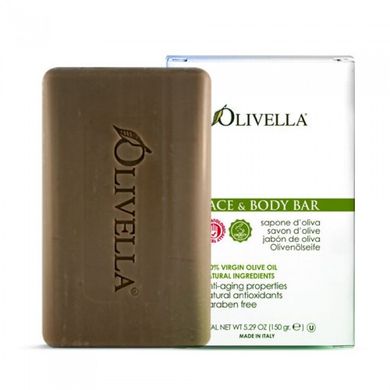 Мыло для лица и тела на основе оливкового масла, 100 г, Olivella
