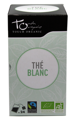 Чай білий неферментований, в пакетиках, органічний, TOUCH ORGANIC, 24 шт