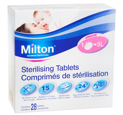 Стерилізаційні таблетки Milton, 28 шт, 28 шт