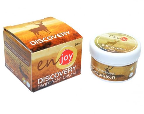 Еко-крем-дезодорант Discovery unisex баночка, 30мл, Enjoy-Eco