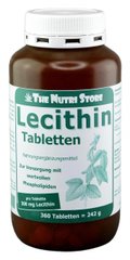 Лецитин в таблетках, 300 мг, 360 шт, The Nutri Store, 360 шт