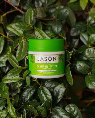 Анти-стрес ультразволожуючий крем для сухої шкіри з олією насіння конопель, 113 г, Jason Natural Cosmetics