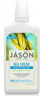 Ополаскиватель для полости рта укрепляющий десны Sea Fresh, 473мл, Jason Natural Cosmetics