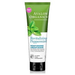 Зволожуючий крем, що відновлює для гоління М'ята, 227г, Avalon Organics